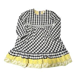Matilda Jane Gingham Textured Dress Size 6